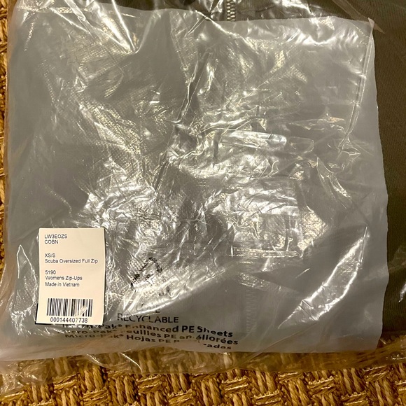 BNWT Lululemon scuba oversized full zip scuba hoodie XS/S Coban Brown - Picture 7 of 9